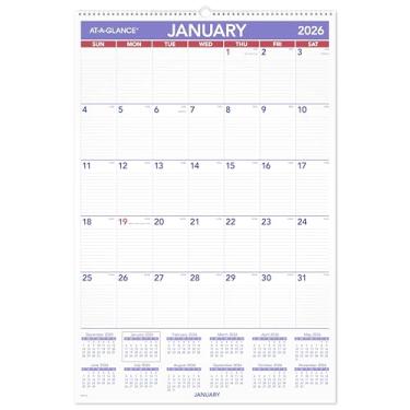 Imagem de AT-A-GLANCE Calendário de parede 2026, 51 x 76 cm, extra grande (PM42826)