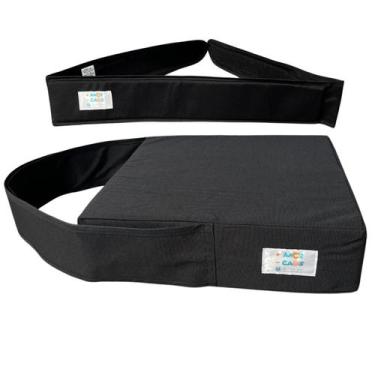 Imagem de Cadeira de Refeição Alimentação Portátil KIT COMPLETO Almofada de Elev