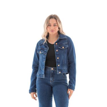 Imagem de Jaqueta Jeans Feminina Arauto Comfy