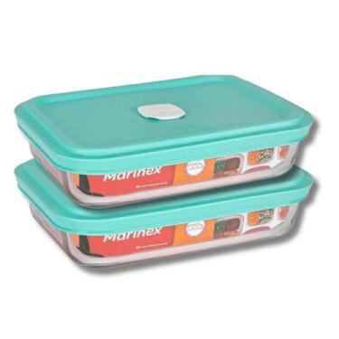 Imagem de 2UNI Lasanheira Facilita c/ Tampa Cor Sortida 750ML Marinex - NADIR FI