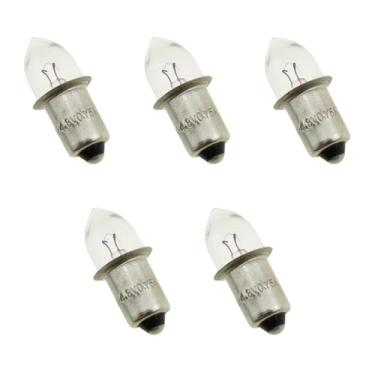 Imagem de MEETOOT Lâmpada De Trabalho Substituição Para Lanterna, 5 Peças, Luz Led 4,8 V 0,75 A, Suporte Baioneta Emergência