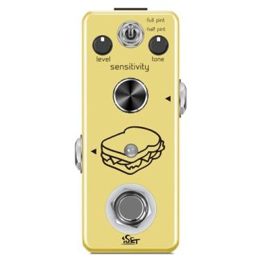 Imagem de ISET Pedal De Compressor Guitarra Sanduíche Para Baixo Elétrico True Bypass