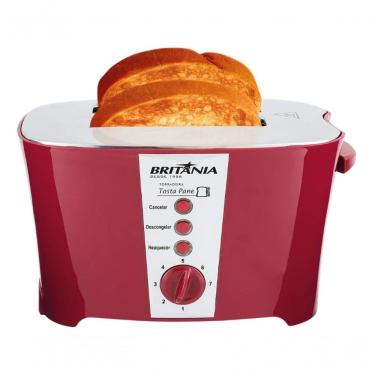 Imagem de Torradeira 850w 3x1 7 Niveis Britania Luxred 220V