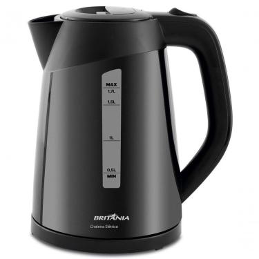 Imagem de Chaleira Eletrica Britania 1,7l Desligamento Automatico 1200w Preto 220V