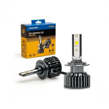 Imagem de Kit Lampada Led Force Tarponn 6000 Premium H7 Par