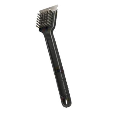 Imagem de Escova Para Grelha Cerdas de Aço Limpa Grelha de Churrasqueira Com Raspador