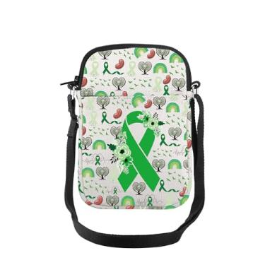 Imagem de TOBGBE Bolsa tiracolo de conscientização de doação de órgãos presentes de agradecimento para transplante de doadores nunca subestime a diferença que você fez, Donor Never Mini Cb