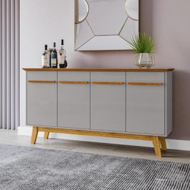 Imagem de Balcão 4 Portas Valiente Nature Off White - CASA H