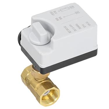 Imagem de Marhynchus Válvula de Esfera 3/4in Controle Motorizado Fácil de Instalação Adequado para Solução de água/glicol para Projetos de Bricolage