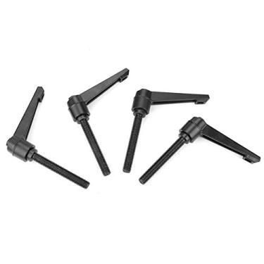 Imagem de Phefop Botões de Metal, Alça Ajustável para Equipamentos de Máquinas de Embalagem, M10 M10 Fios de Aço Inoxidável, Resistência à Corrosão, 4 -Conjunt de 4 (Comprimento do parafuso 80 mm)