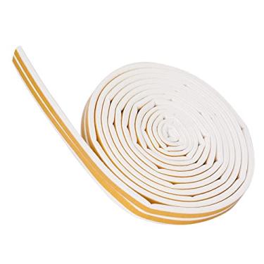Imagem de FTVOGUE Tiras de Vedação de Espuma para a Porta e a Janela, Sedora de Borracha à Prova de Som Auto -adesiva - Instalação Fácil, Com 5 Metros de Comprimento, Adequada para Usar o Lar e o Escritório
