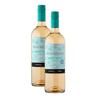 Imagem de kit 2 Vinho Concha Y Toro Reservado Sweet White 750ml