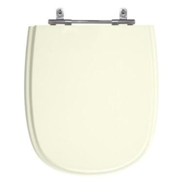 Imagem de Assento Laqueado Sabatini Palha Bege Claro Tampa Vaso Icasa - Sicmol