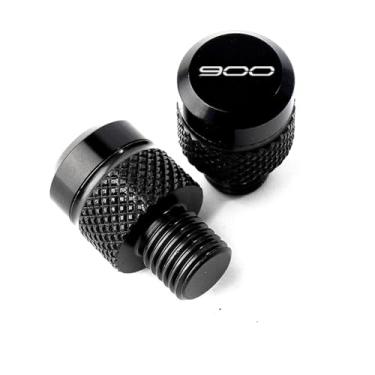 Imagem de jininshengxindianzi Compatible With Z900 Z650 Ninja650 Z900RS Z900SE Motorcycle Accessories Rear Mirror Hole Plugs Screw Bolts Cover Cap(Black 900 T)