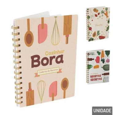 Imagem de Caderno Espiral 80 FL Para Receitas - Tudo em Caixa - Genérico