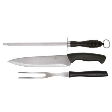 Imagem de Conjunto Faca, Garfo E Chairado Assador