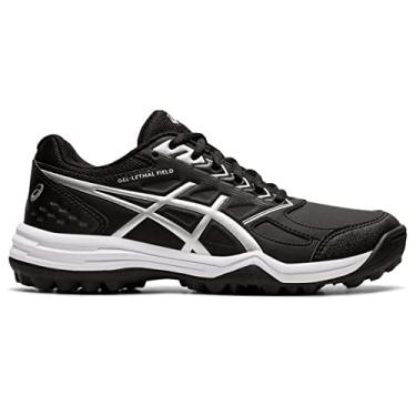 Imagem de ASICS Tênis feminino Gel-Lethal Field, Preto/prata pura, 35