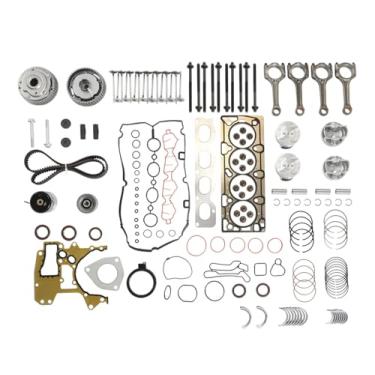 Imagem de GOIPKO HS26516PT Kit de biela e pistões de reconstrução do motor MLS Conjunto de parafusos de junta de cabeça apto para Chevrolet Cruze Sonic 1.8L LFH 2011-2018 Substituição # ES72469, 55568638