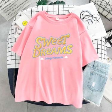 Imagem de Camiseta Sweet Dreams Hope Aesthetic Unissex - sneko, Rosa, P