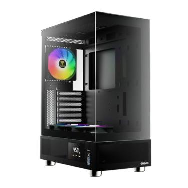 Imagem de Gabinete Gamer Gamdias Atlas E1 Preto com 3 fans 120mm ARGB