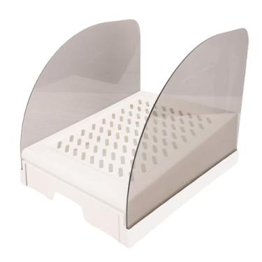 Imagem de Generic Rampa de Ninhada de Gato, Rampa Anti -rastreamento da de Ninhada Elevada de Gato Fácil de Limpar a Ajustável para PET (Branco)