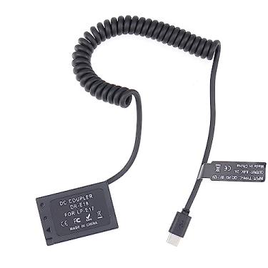 Imagem de Fotga Cabo adaptador de alimentação USB tipo C USB-C + bateria falsa decodificada LP-E17 acoplador DR-E18 para Canon R50 R50V R8 R10 R100 RP 77D 200D II 250D 750D 760D 800D 850D T6i T6s T7i T8i SL2