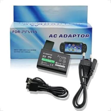 Imagem de FONTE DE ALIMENTAÇÃO AC ADAPTADOR CARREGADOR BIVOLT 110 V-240V COM CABO PARA SONY PSP PS VITA