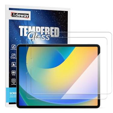 Imagem de Adeway 2 Pack Protetor de Tela para iPad Pro 11 polegadas 2022-2020(4ª/3ª/2ª Geração)&iPad Air 5/4 10.9 polegadas, Vidro Temperado, Resistente a Riscos, Exibição Clara, Compatível com Apple Pencil