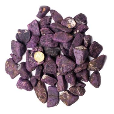 Imagem de 1 kg Purpurita M Pedra Rolada Opaco 30mm Classe B - Atacado