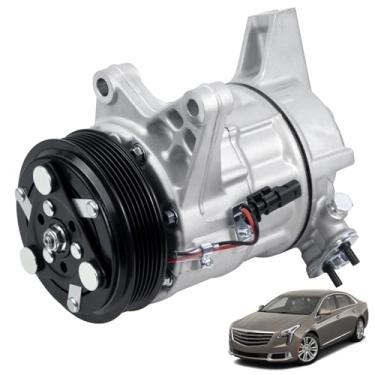 Imagem de Compressor de ar condicionado AC com embreagem, compatível com Buick LaCrosse 2016 2.4L / 2013-2016 3.6L, compatível com Cadillac XTS 2013-2019, compatível com Chevrolet Impala 2014-2020 3.6L