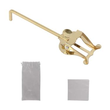 Imagem de Yibuy Braçadeira de folha de música 4 x 4 mm para trompete barítono trompete peça de substituição