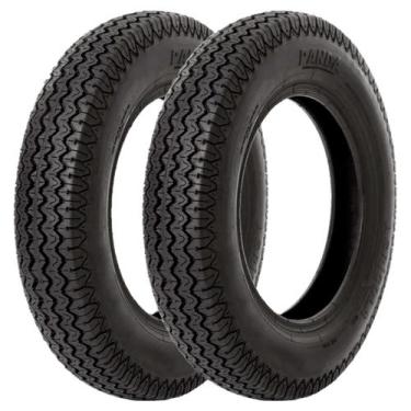 Imagem de Kit 2 Pneus Aro 13 Maggion 6.45-13 Panda 4 Lonas C/C Agrícola