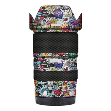 Imagem de Adesivo antiarranhões para lente de câmera para Tamron 28-75 mm F2.8 G2 adequado para Nikon Mount Coat Vinil Película Protetora Decalques 28-75 F 2,8 G 2(Graffiti White)