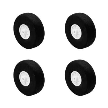 Imagem de 4PCS 1.5 Inch RC Airplane Wheels Light Foam Tire Wheels for RC Plane Aircraft DIY Model Plane Wheel Replacment Parts