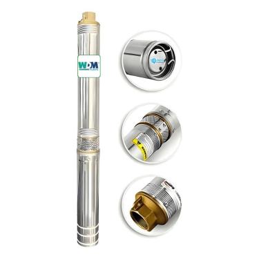 Imagem de Motobomba Submersa Caneta 2,5 Pol 1/3cv Cano 75mm Wdm 2fio