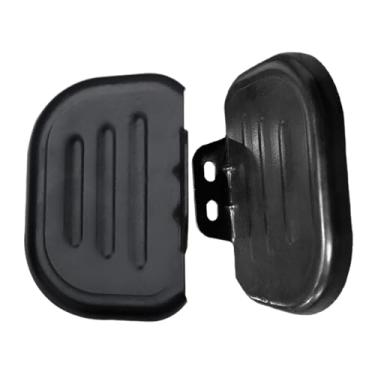 Imagem de UGPLM Suporte para apoio de pés para pedais traseiros de bicicleta, peças de reposição, acessórios de ciclismo fáceis de instalar para bicicleta elétrica, Buraco Quadrado Dois