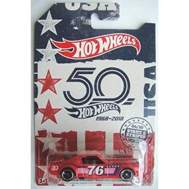 Imagem de Hot Wheels '65 Mustang 2+2 Fastback - Stars & Stripes 4/10 red