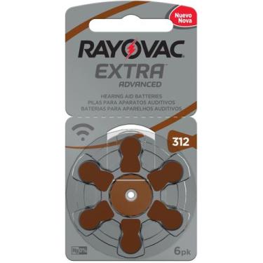 Imagem de Bateria Auditiva Rayovac 312 6 Unidades
