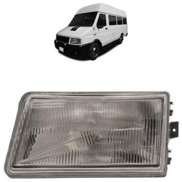 Imagem de Farol Dianteiro Iveco Daily 1997 A 2007 Máscara Cromada - Automotive I