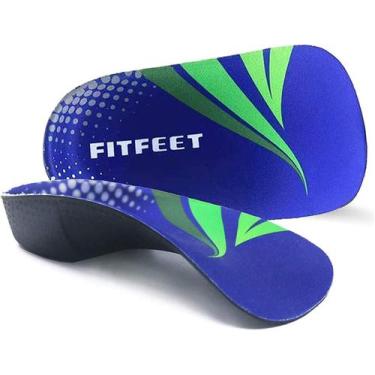 Imagem de Insertos ortopédicos RooRuns FitFeet, suporte de arco de 3/4 de compri