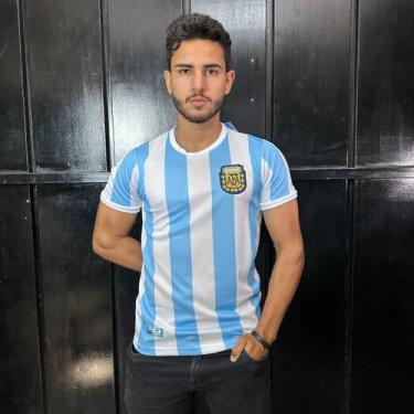 Imagem de Camisa Argentina Retrô 1986 Home - Masculino - Retrômania, P