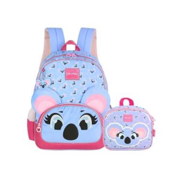 Imagem de Kit Escolar Up4You Mochila Costas + Lancheira Bolsa Térmica