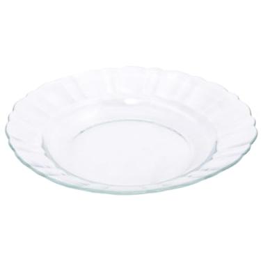 Imagem de Prato Pequeno Refeições 22,5cm Ou 20cm Transparente Casa De Vó Coma A Vontade Mesa De Jantar (12, BORDA 20CM)