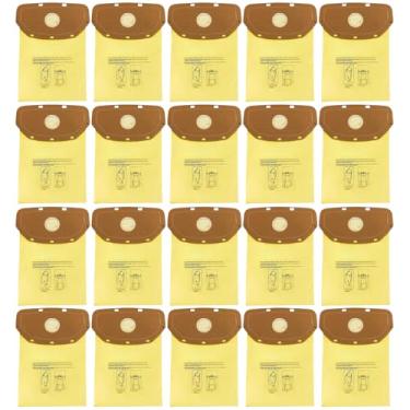 Imagem de Pacote com 20 sacos de aspirador de pó AH10232 para aspirador de pó Hoover Commercial MPWR 40V sem fio, substitui CH93619 CH34006 CH93600 tipo CB1