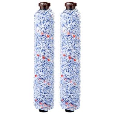 Imagem de (2 peças) Rolos de escova multisuperfície Pet Pro compatíveis com Bissell CrossWave 1785 Series e CrossWave Pet Pro 2306A aspirador de pó, escova de rolo de substituição, compare com a peça 1613568