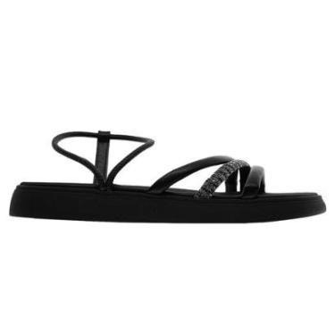 Imagem de Sandália Papete Feminina Moleca 5469.120 Preto-Feminino
