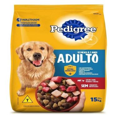 Imagem de Ração Pedigree Adulto Carne/Frango 15kg
