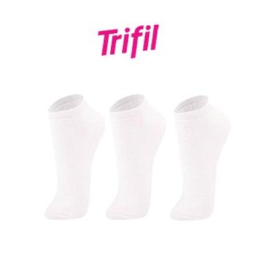 Imagem de Kit Com 6 Pares De Meias Básica Cano Curto Unissex Trifil Feminino E M