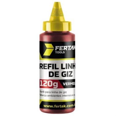 Imagem de Refil para Linha de Giz 120g Fertak Vermelho