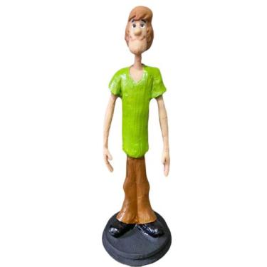 Imagem de Boneco Salsicha Scooby-Doo Estatueta Em Resina 20cm - Gama